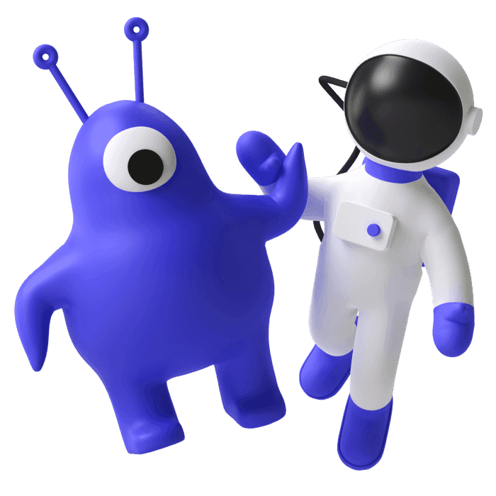 Parceiros - Alien e Astronauta