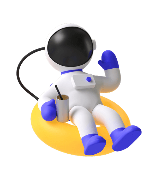 Astronauta flutuando